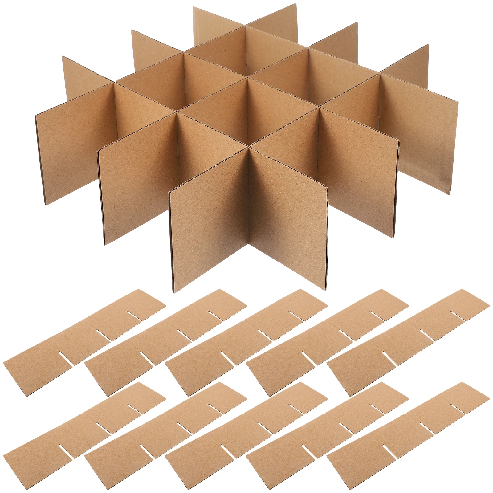 

6 Pcs Shipping Carton Dividers Glass Cardboard for Moving Boxes Plate Paper Packing