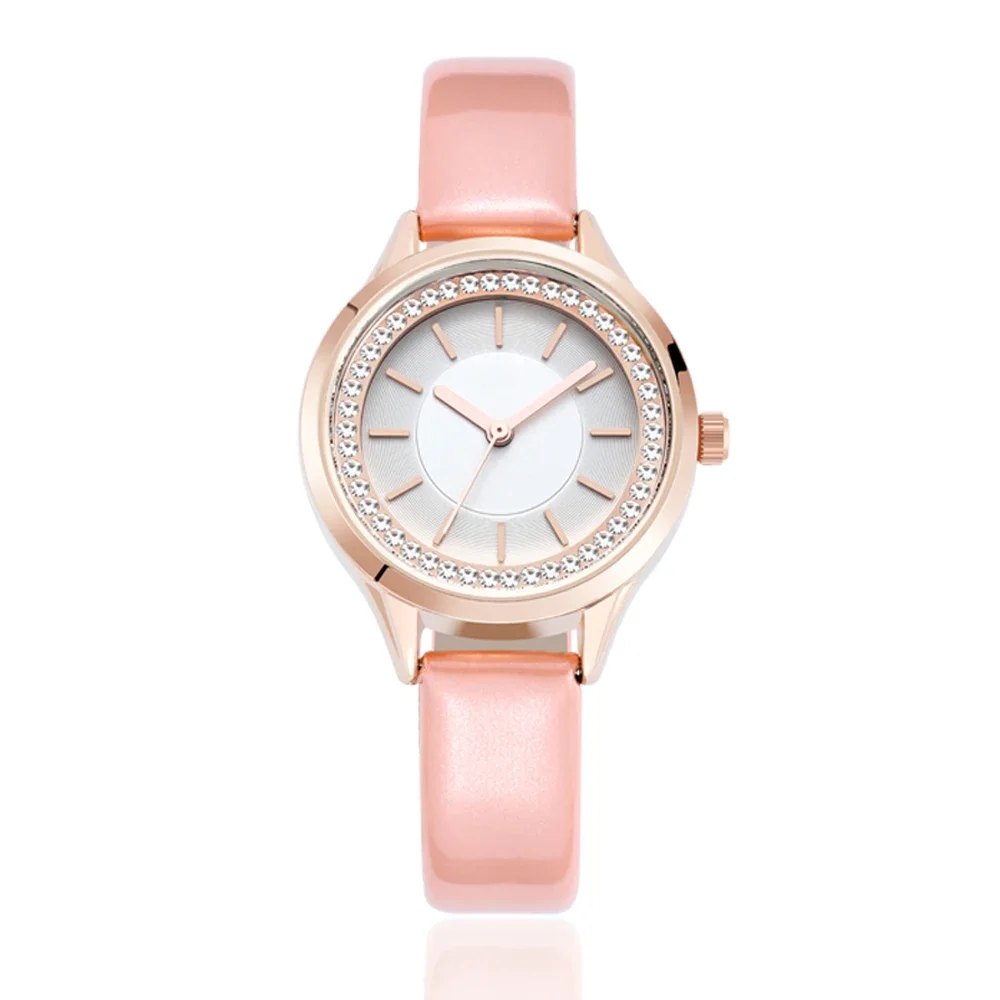 

NO.2 Fashon women brand watches leather strap casual wristwatches