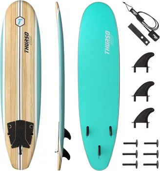 7ft Soft Top Foam Beginner Surfboard for Adults and Kids Perfect Longboard for Surfing Beach Fun and Water Sports Lightweight 1