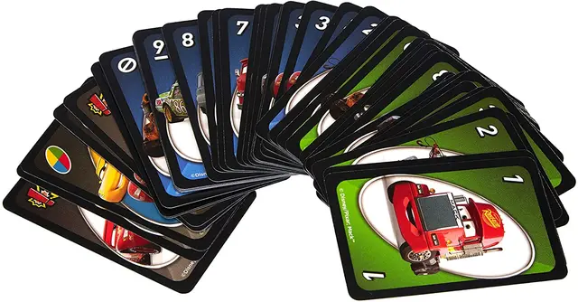 Disney Pixar Cars Board Games Playing Cards UNO Anime Card Game McQueen Jackson Storm Combine Family Table Kids Toy Gifts 4