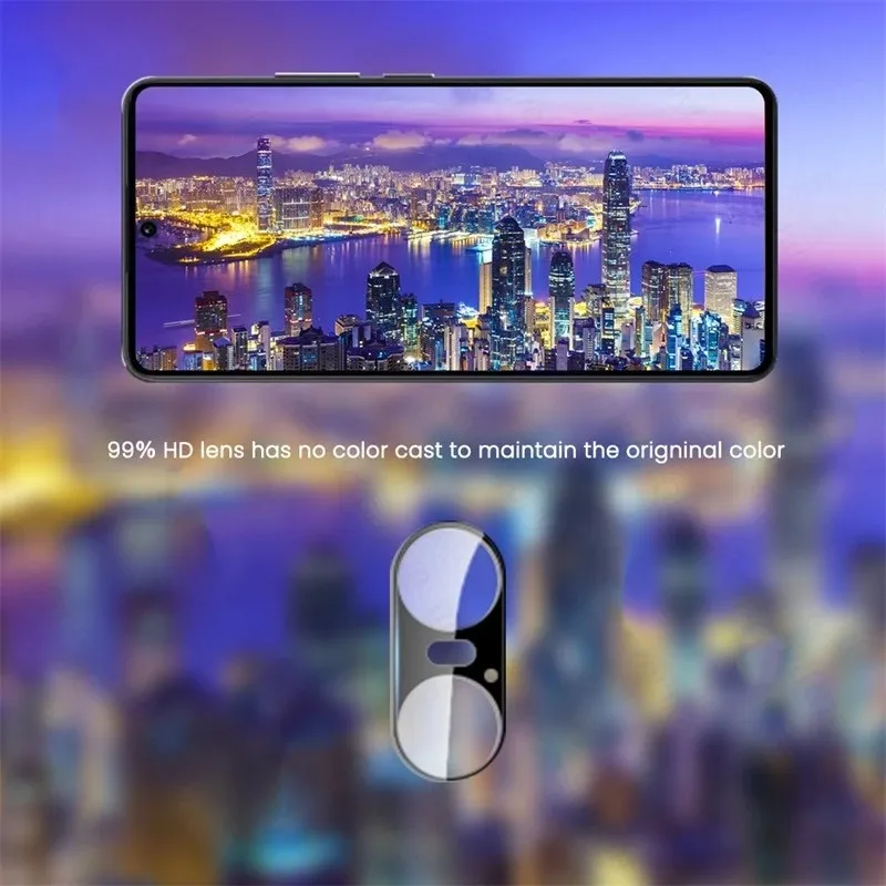 Premium Tempered Glass Full Cover Camera Lens Protector