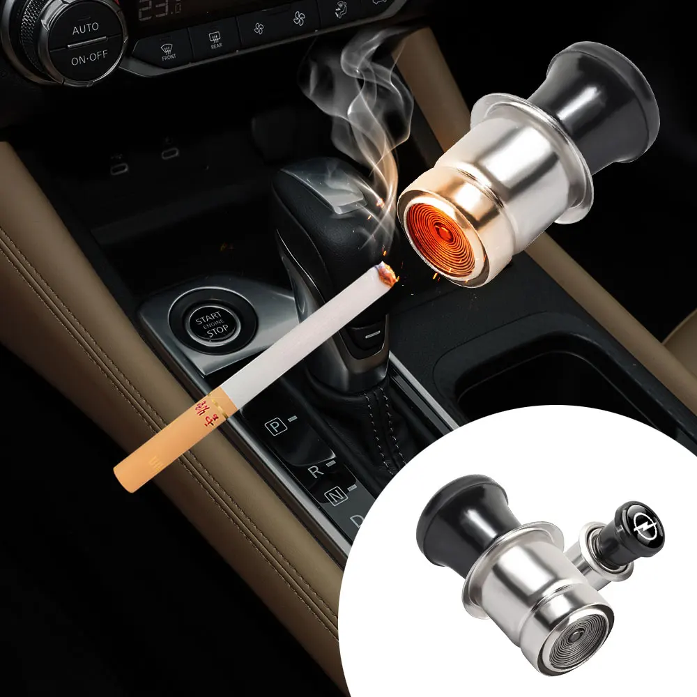 12V 금속 자동차 방풍 무화염 담배 라이터 전원 플러그 Opel Zafira B Corsa D Insignia Mokka Regal 자동차 밸브 캡