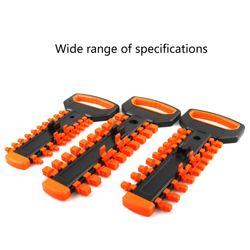 Tool Organizer Lightweight Socket 1/3-Inch 3/8-Inch 1/2-Inch Socket Holders Square