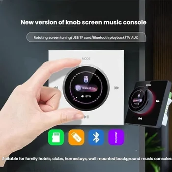 Smart Home Bluetooth Mini Wall Amplifier 86 High Fidelity Professional Background Music System Installation Stereo Amplifier Spe