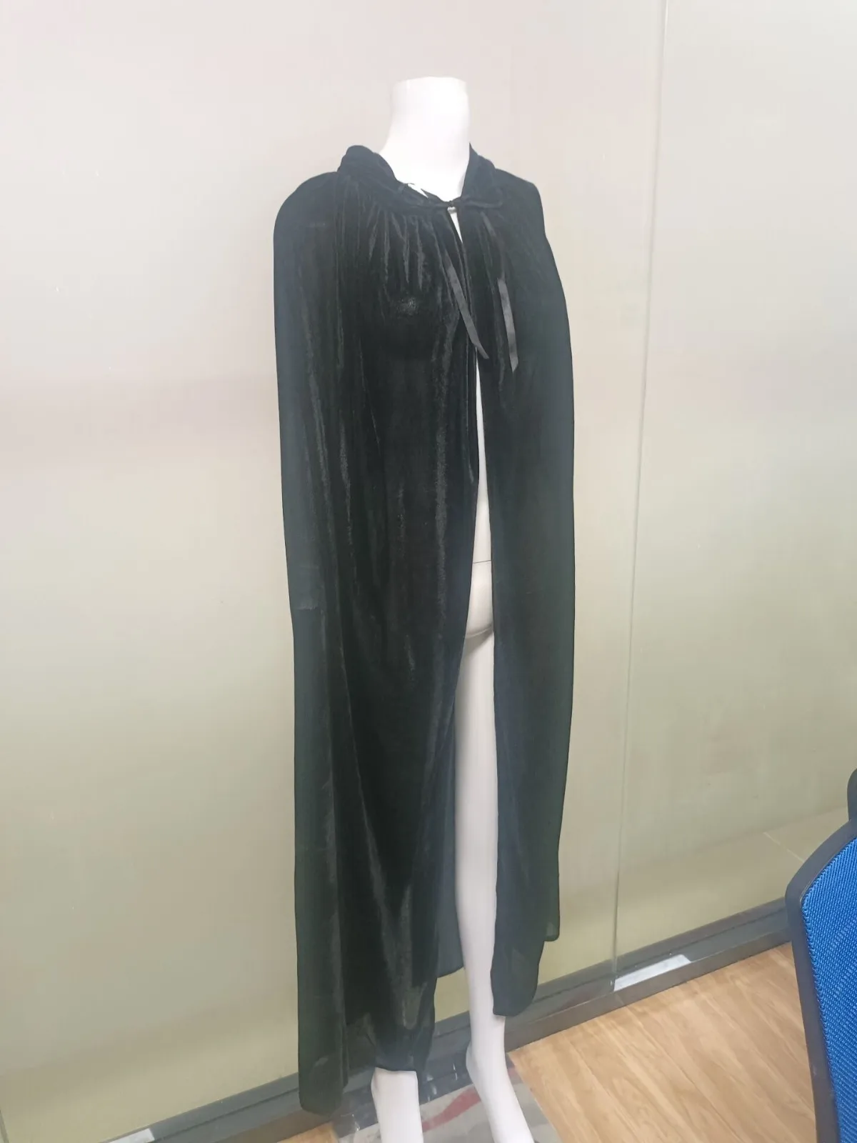 Halloween Cloaks Gothic Hooded Cloak Adult Elf Witch Long Purim Carnival Capes Robe Larp Women Men Vampires Grim Reaper Party — detail image 21