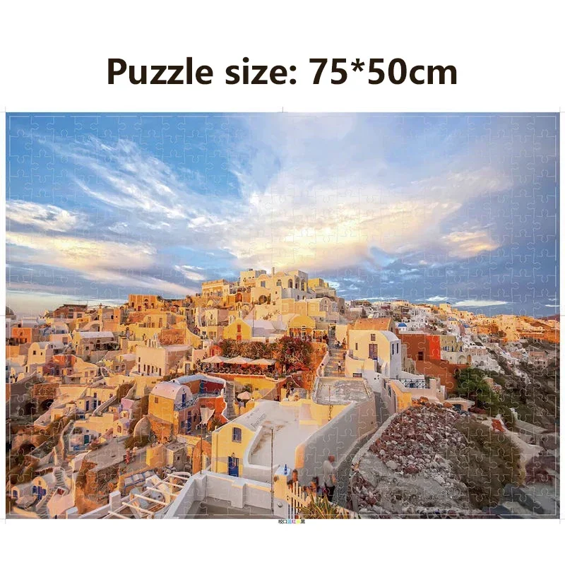 Adult 1000 Pieces Paper Jigsaw Puzzle World Famous Painting Puzzle High Quality Paper Puzzle Alpha Sector Stress Reduction Toys 2