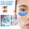 EELHOE Collagen Eye Mask Lightens Fine Lines and Dark Circles Hydrates, Moisturizes, Firms and Lifts Crystal Eye Masks 1