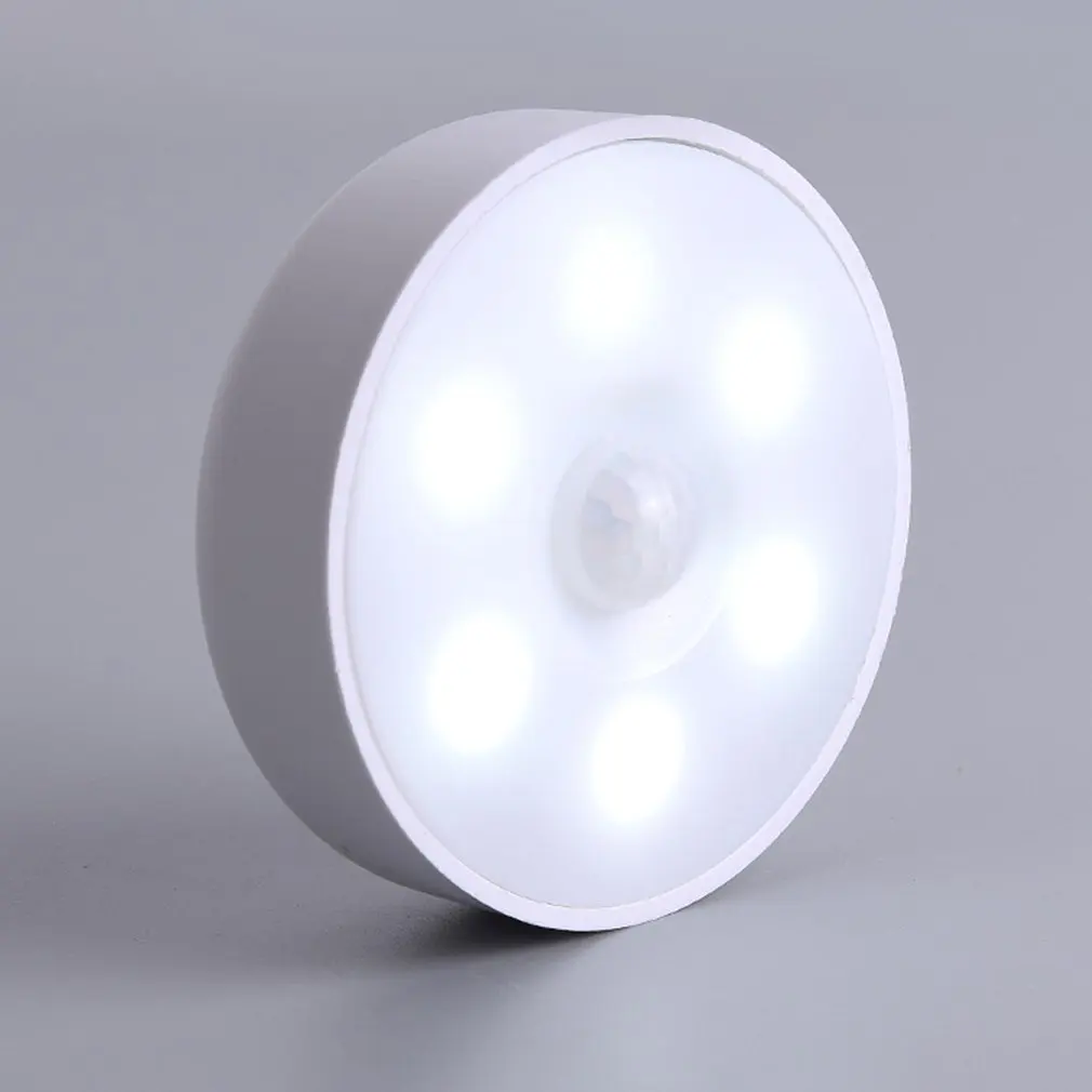New LED Night Light Smart Night Sensor Round Plug in Wall Lamp Bathroom Home Kitchen Hallway Stairway Bedroom Light