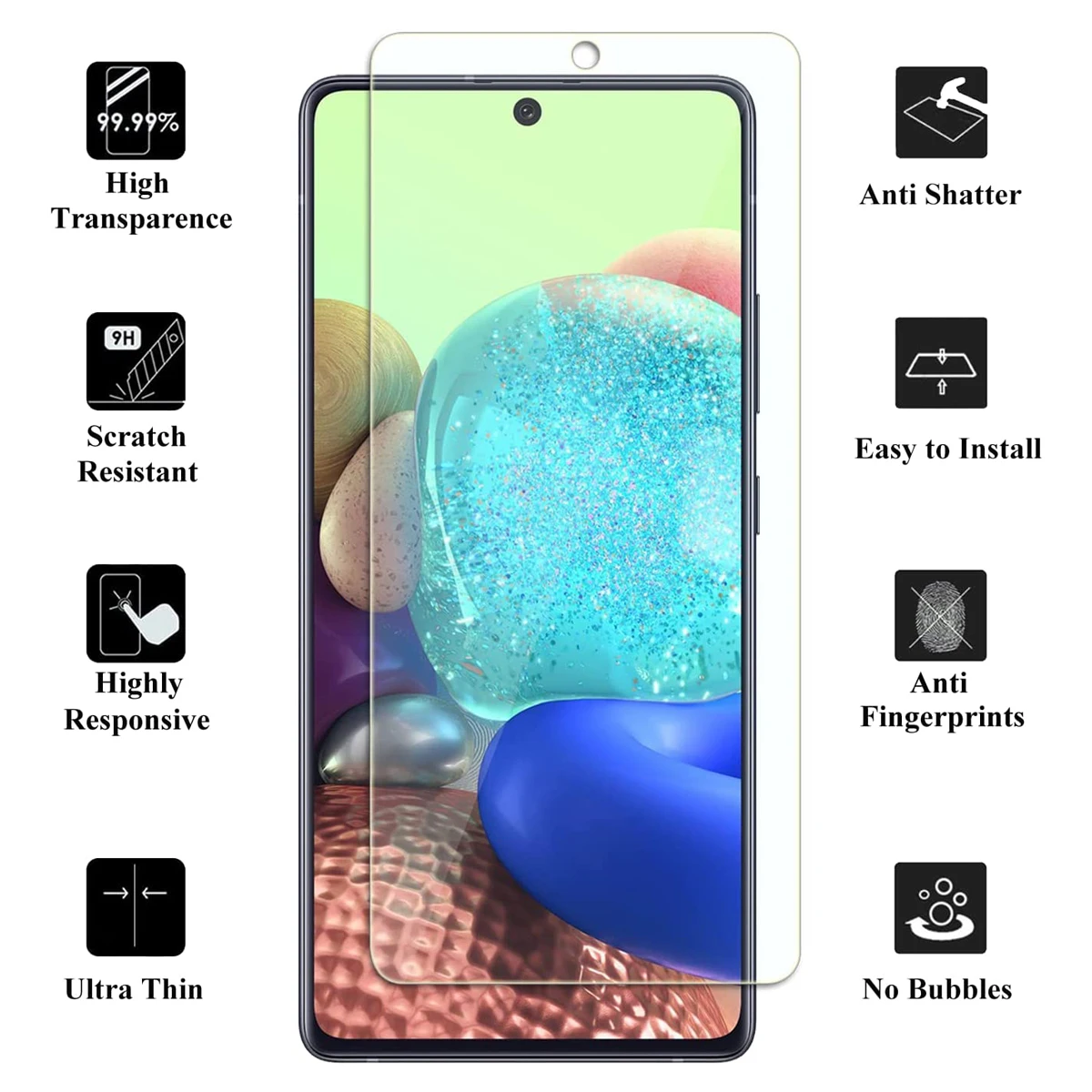 Tempered Glass Samsung Galaxy A71 Extra Tempered Glass A71 5g