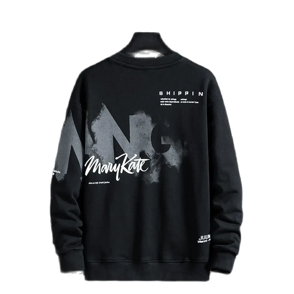 

8XL Plus size New Pullovers Men Autumn Winter Casual large size O-Neck Loose Style Round Neck Long Sleeve Mens Fashion Pullovers