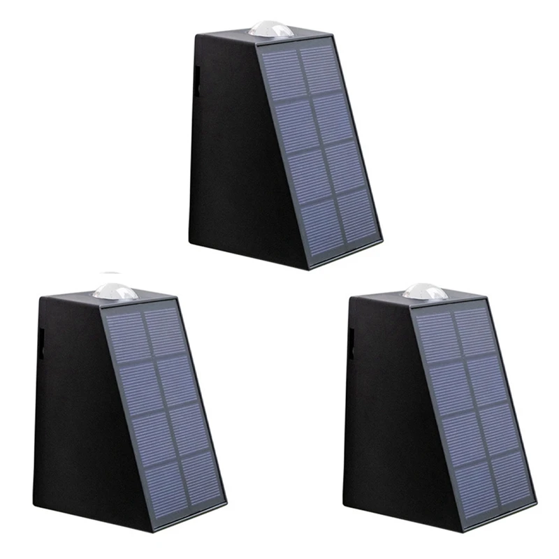 

3 шт., Светильники для лестницы на солнечной батарее
