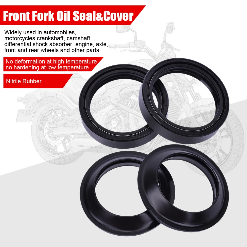 

43x54x11 43 54 11 43*54*11 Front Fork Oil Seal Dust Seals For Harley Davidson XL1200R Sportster Roadster 16-17 XL1200 XL 1200 R