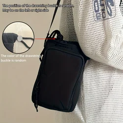 Compact Water Bottle Carrier Bag with Adjustable Strap and Phone Pocket (Black)