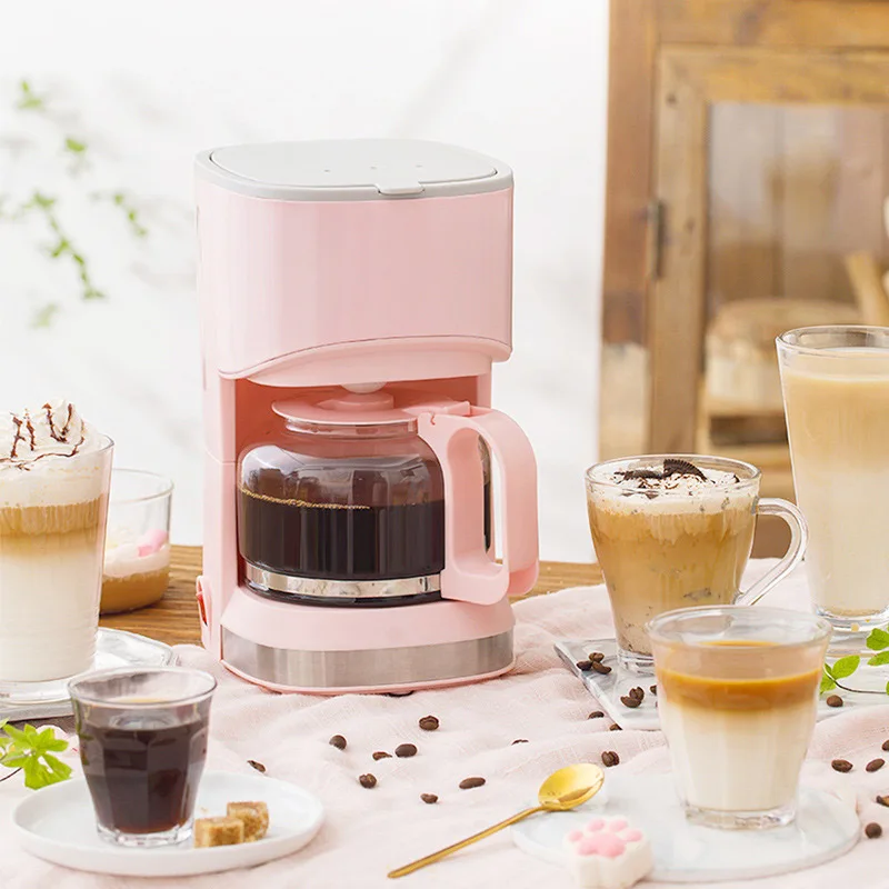Household Coffee Machine American Drip Type Mini Coffee Maker Machine Heat Preservation