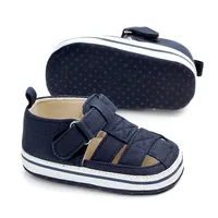 Summer Kids Newborn Sandales Fashion Soft Crib Shoes First Walker Infant Baby Boys Shoes Anti Slip Sandals Shoes For 0-18M 5