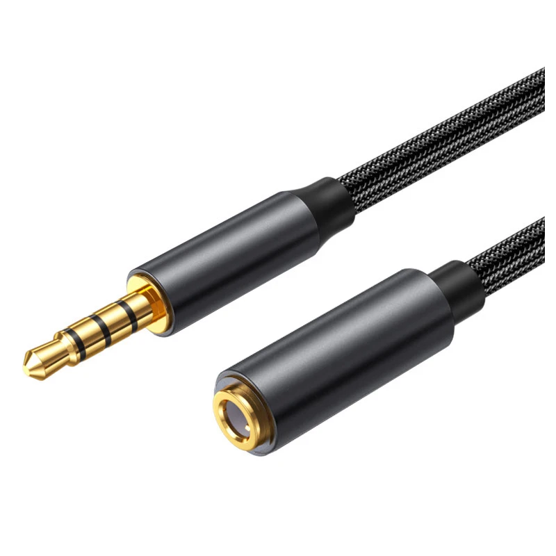 

Male To Female Extension Cable With Microphone Stereo 3.5 Audio Extension Cable Compatible For PC 1/2/3/5M 3.5mm Jack AUX Audio