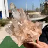 Natural Transparent White Quartz Crystal Cluster Specimen Healing 1