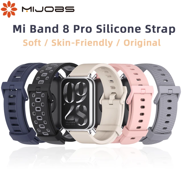 Mi Band 8 Pro Strap for Xiaomi Mi Band 8 Pro Smart Bracelet Silicone  Replacement Miband 8 Pro Sport Wristband for Mi Band 8Pro - AliExpress