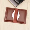 Men Credit ID Card Holder PU Leather Business Card Case Unisex Wallet Pocket Card Holder for Working Shopping 5