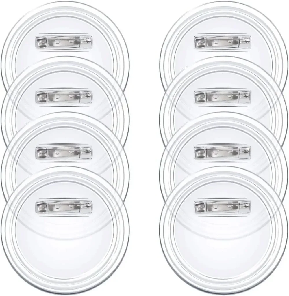 20 Badges DIY Acrylique 44mm : Personnalisables Sans Machine, Avec épingle De Sécurité - Pour Créations Et événements - 11