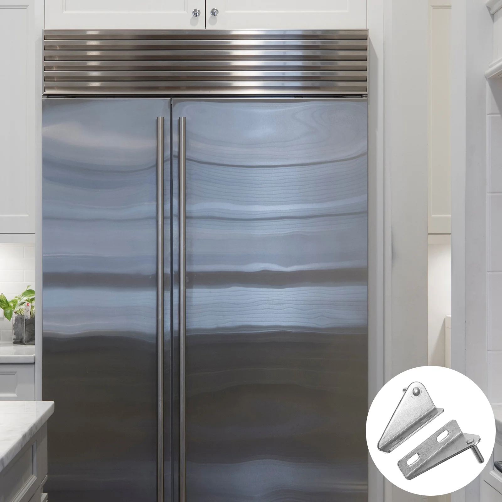 2 Cerniere Per Frigorifero Dometic - Ricambio 2412125011 Per Camper E Roulotte - Colore Bianco - Foto 10