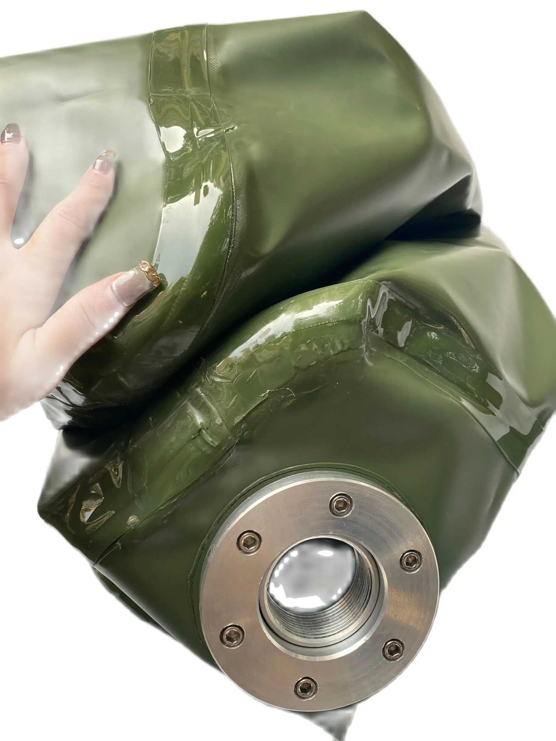 60L army green TPU portable outdoor folding software gasoline diesel barrel large capacity thickened fuel tank
