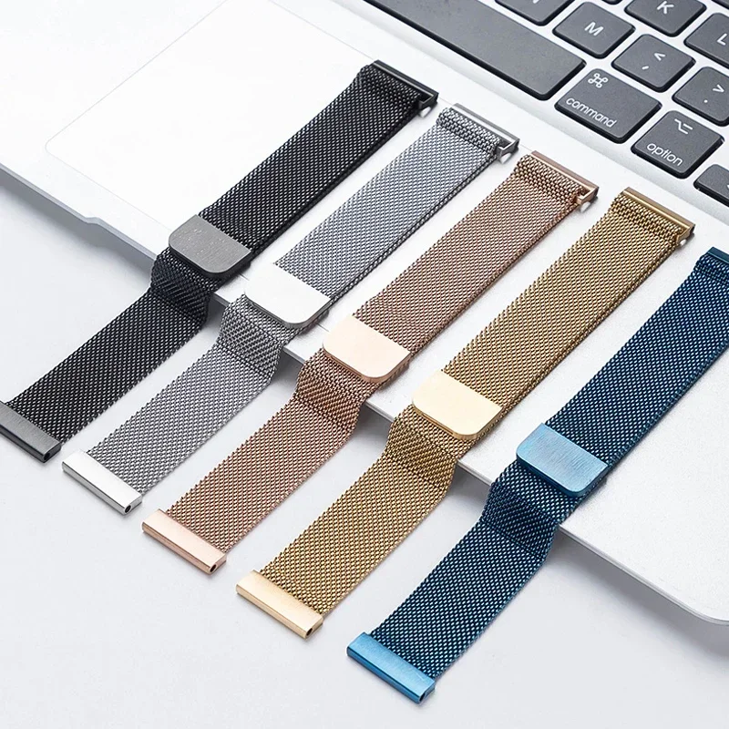 Milanese Magnetic Stainless Steel Loop Wristband Replacement Bracelet - 20mm