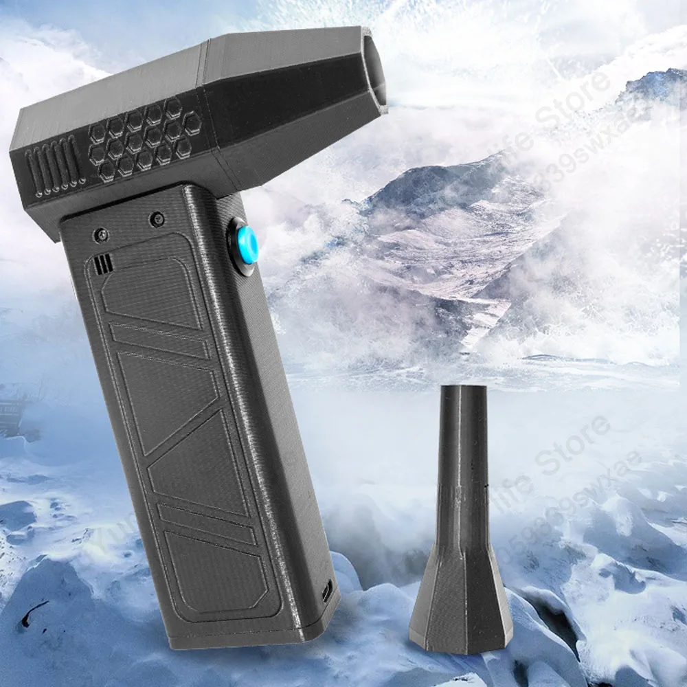 Caer 140,000RPM Air Blower Turbo Jet Fan Electric Power Display Handheld Mini Dust Cleaner High Speed Duster Gun Cleaning Tool air blower
