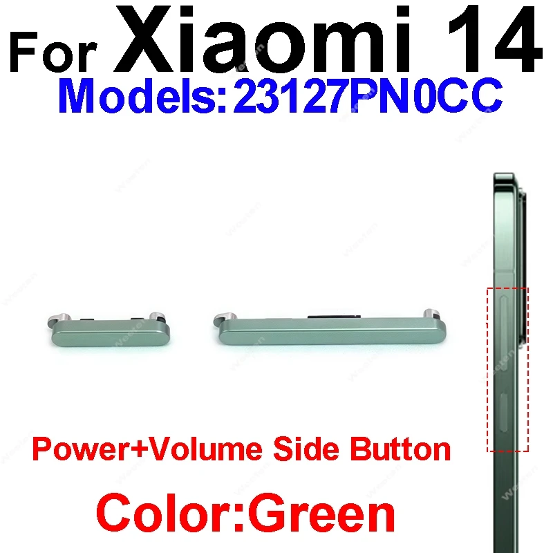 Xiaomi Power and Volume Button Replacement Switch Repair Parts
