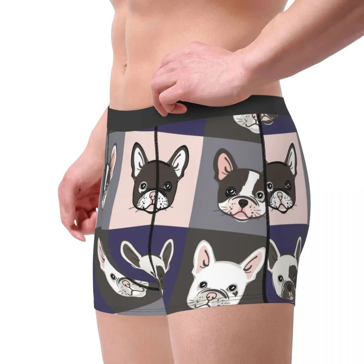 Men Boxer Briefs Shorts Panties Cute French Bulldog Breathable Underwear  Funny Dog Face Male Funny Plus Size Underpants - Boxers - AliExpress