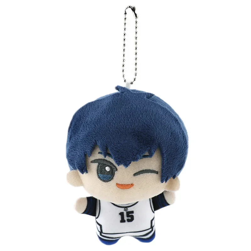 12cm New Blue Lock Plush Pendant KeyChain Isagi Yoichi Nagi Seishiro Mikage Reo Rin Itoshi Itoshi Sae Action Doll Toy Bag Gift 3