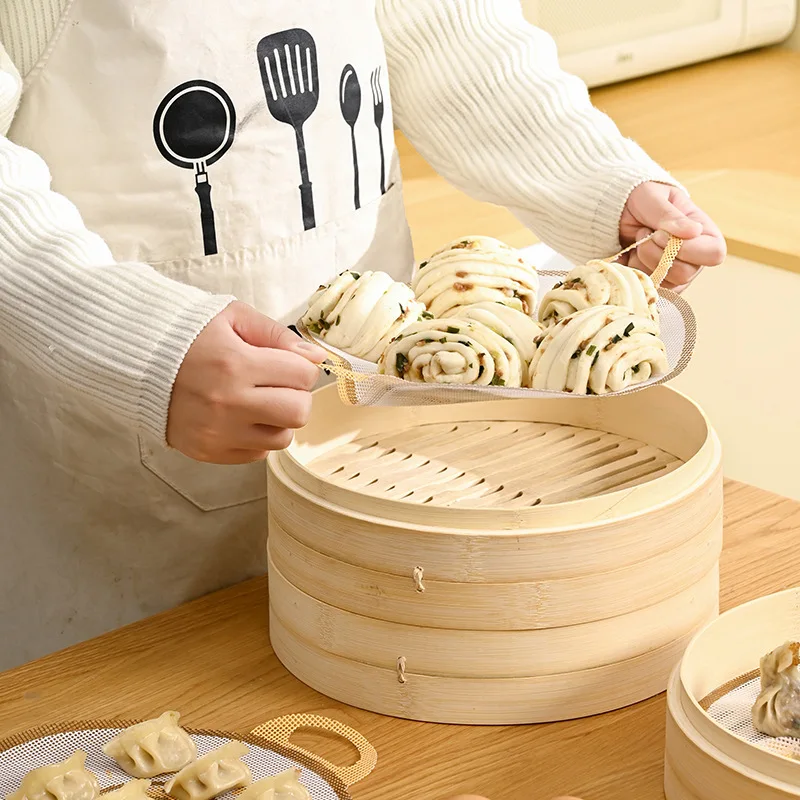 Steamingclothbamboosteamerlinersteamerpadsteamedbreadsteamed