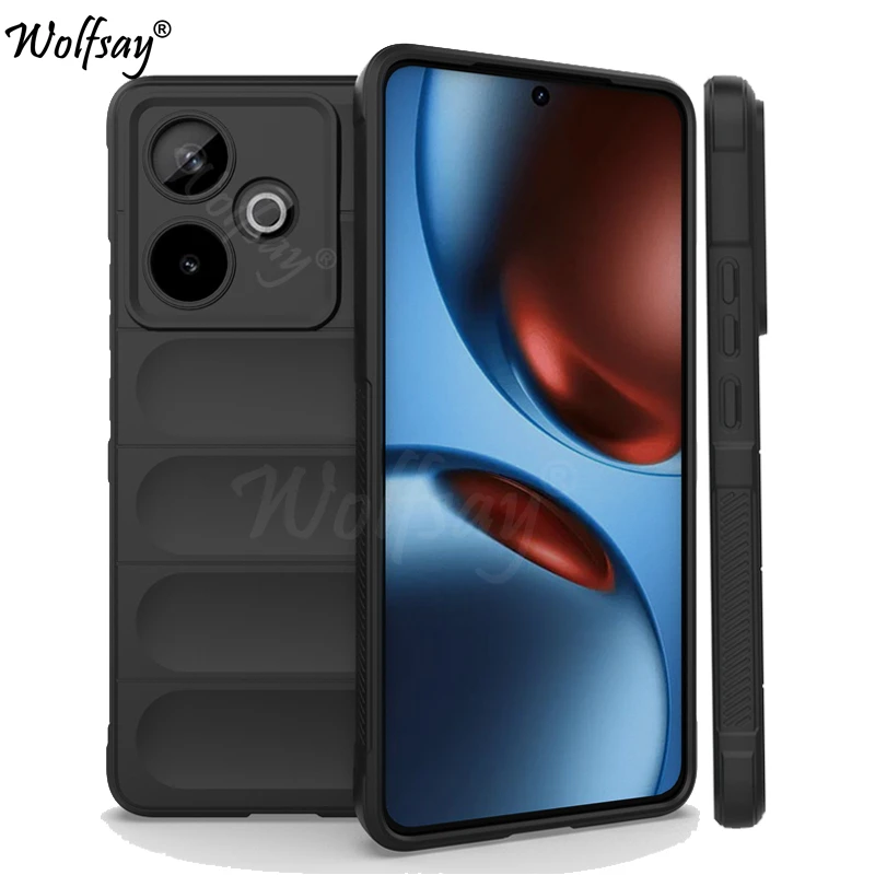 Shockproof Anti-Slip Soft Silicone Phone Case - Durable Back Cover