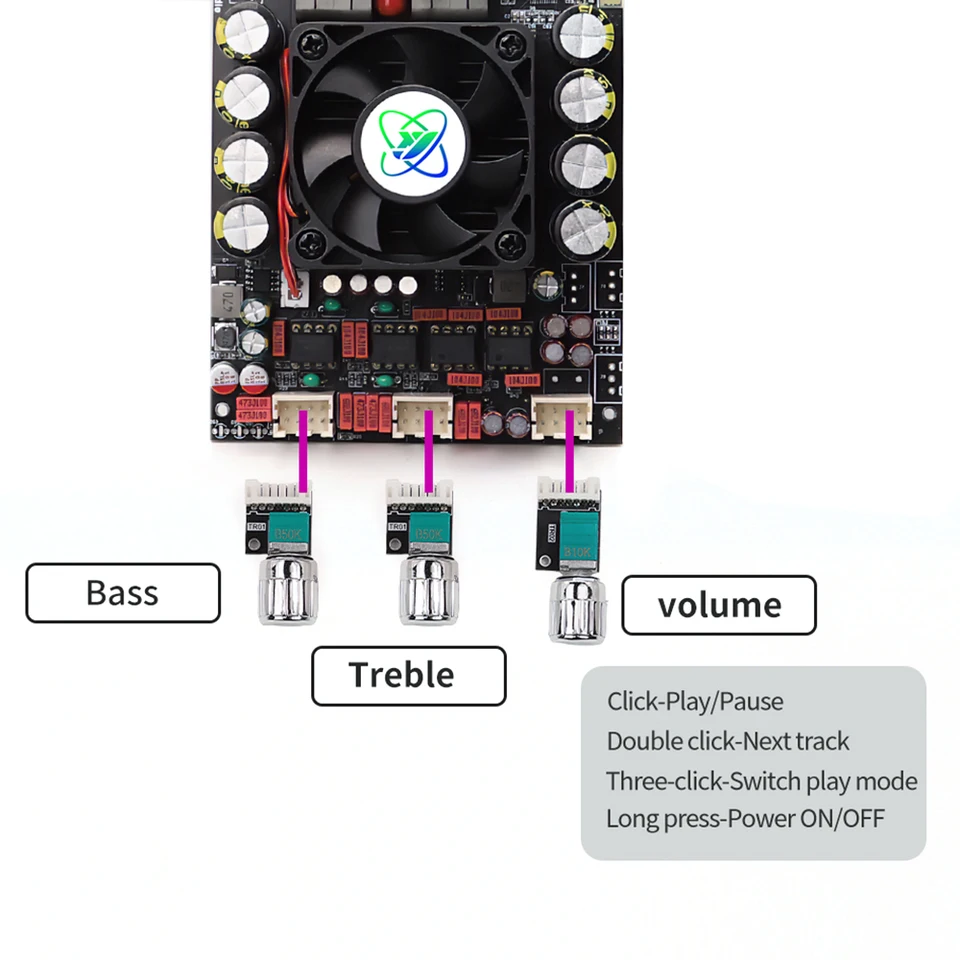 Amplificatore Audio Bluetooth 220W X 2 TPA3251 – Scheda Hi-fi Con Ingressi Multipli Per Audiophile