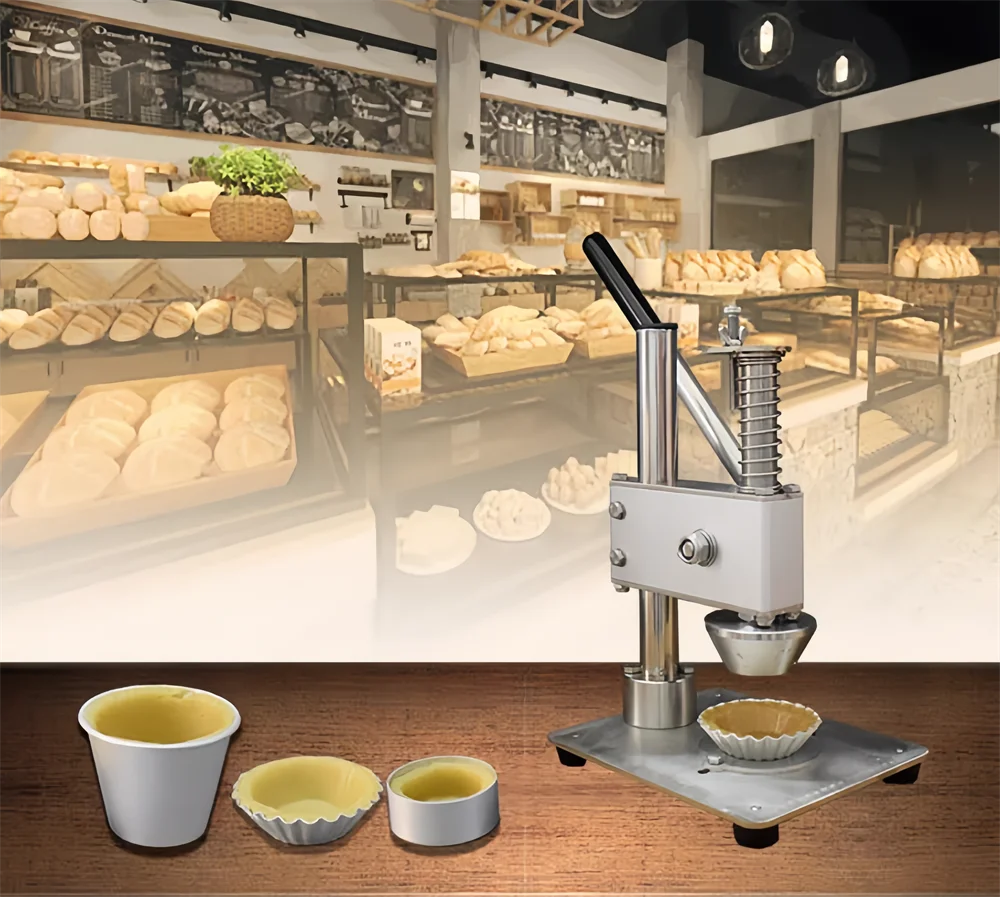 Description Picture 5 of itemStainless Steel Non-Stick Cupcake Mold Multiple Size Baking Mould Pastry Tool Commercial Manual Egg Tart Shape Machine