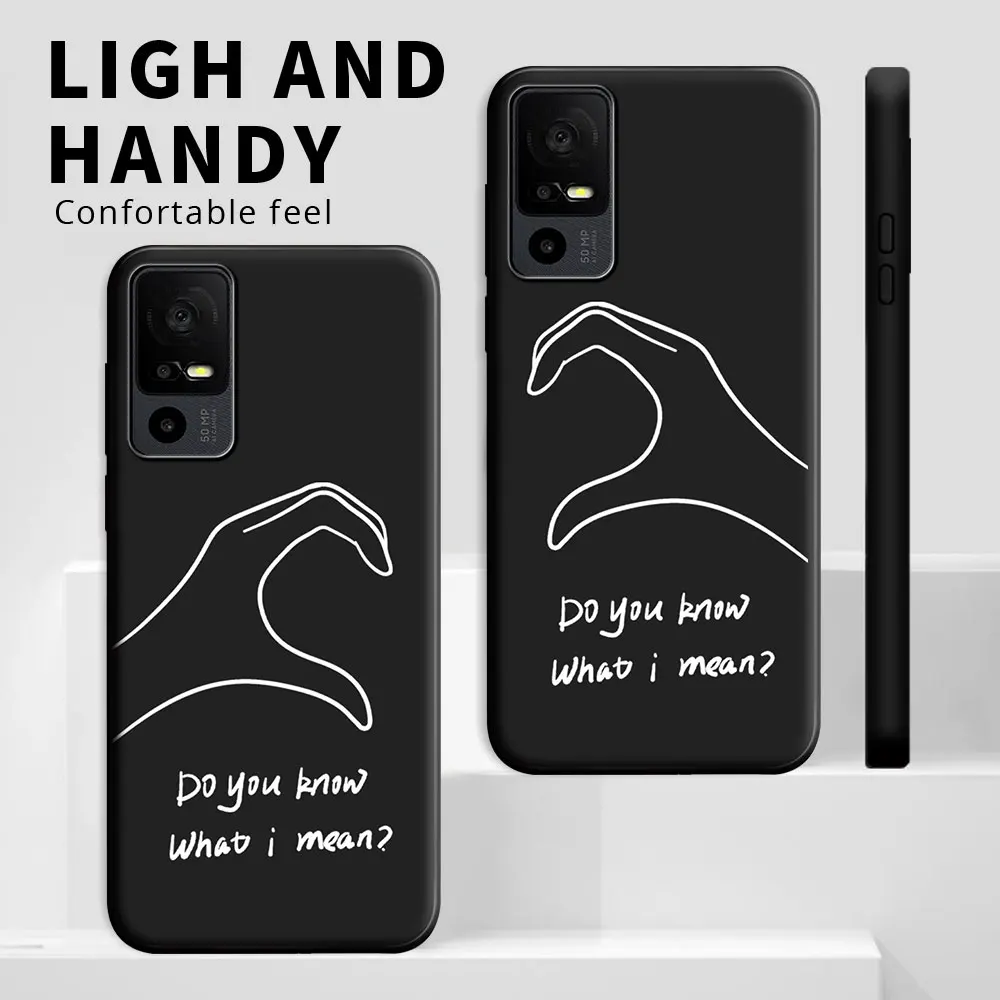Shockproof Silicone Soft TPU Phone Case - Fashionable Back Cover