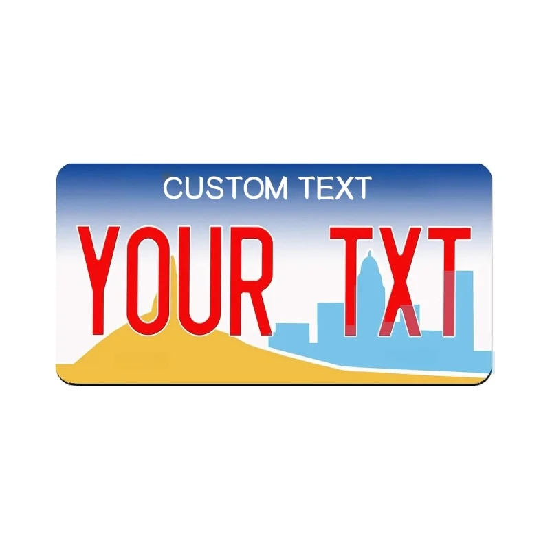 Customizable 12x6 Inch U.S. License Plate with Personalized Text