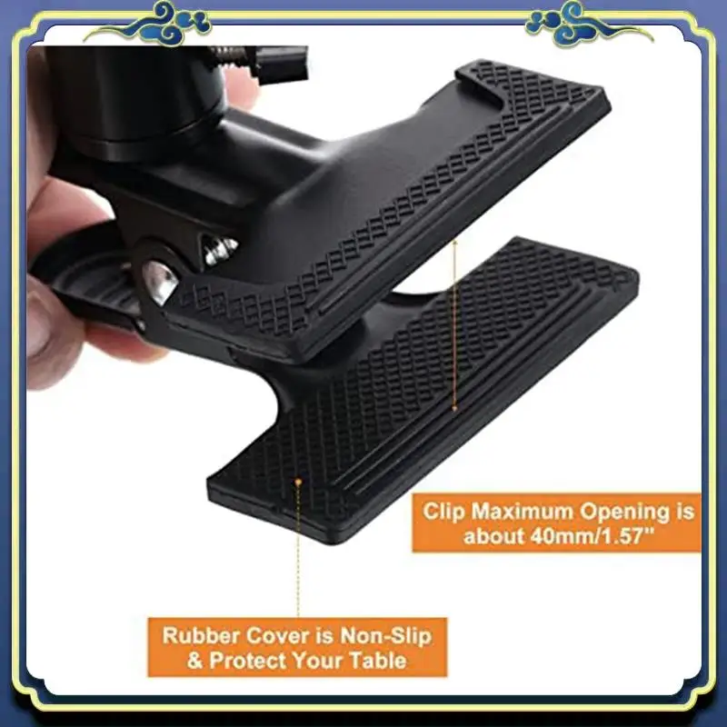 Latest Embroidery Hoop Clip, 360&deg; Swivel Adjustable Table Clip, Crossstitch Clip Opening Up To 4.03 Cm, For Needle Sewing