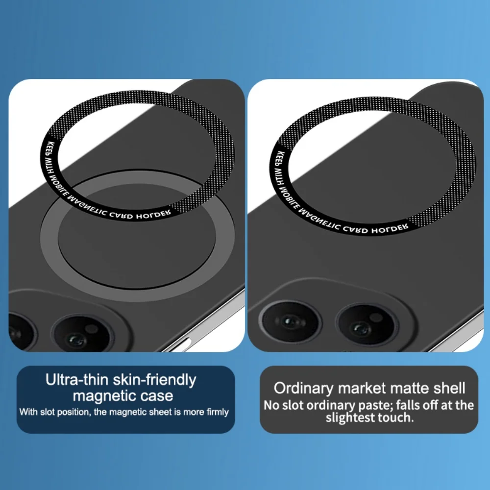 Luxury Ultrathin Magnetic Phone Case with Frameless Frosted Non-Slip Design