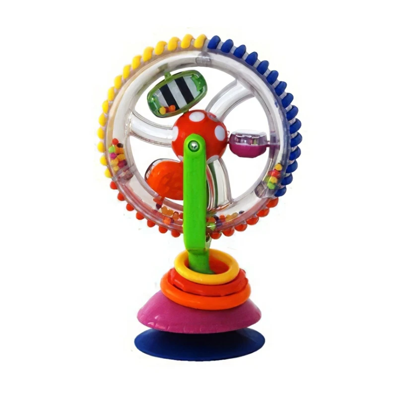 

Highchair Toy Baby Toy Rotary Rainbow for sky Wheel Spinner Toy Indoor Bathtub Gift Playset for Baby 3Month & Mold