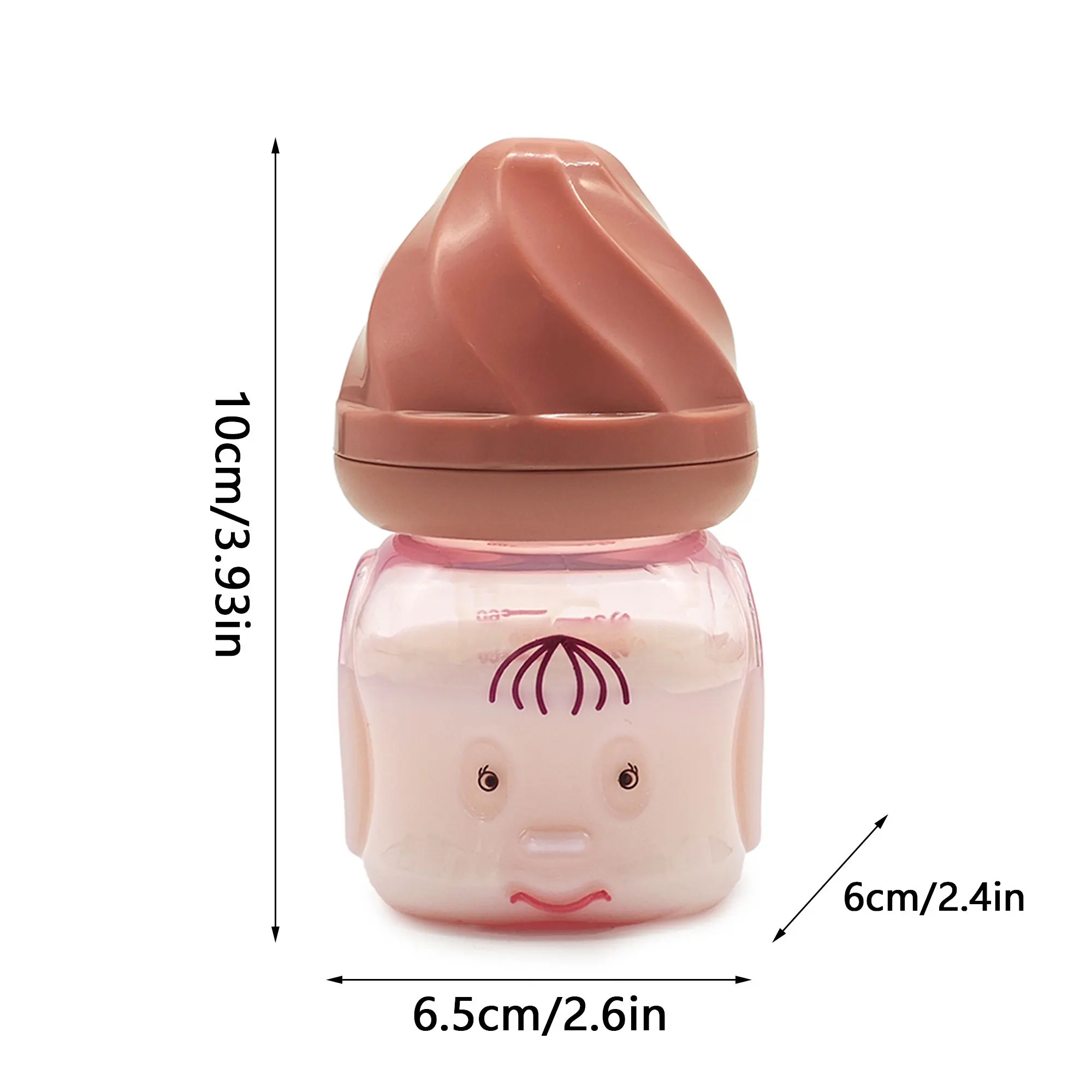 60ML Baby Newborn Mini Portable Feeding Nursing Bottle BPA Free Safe Infant Nursing Nipple Care Feeder Fruit Juice Milk Bottles