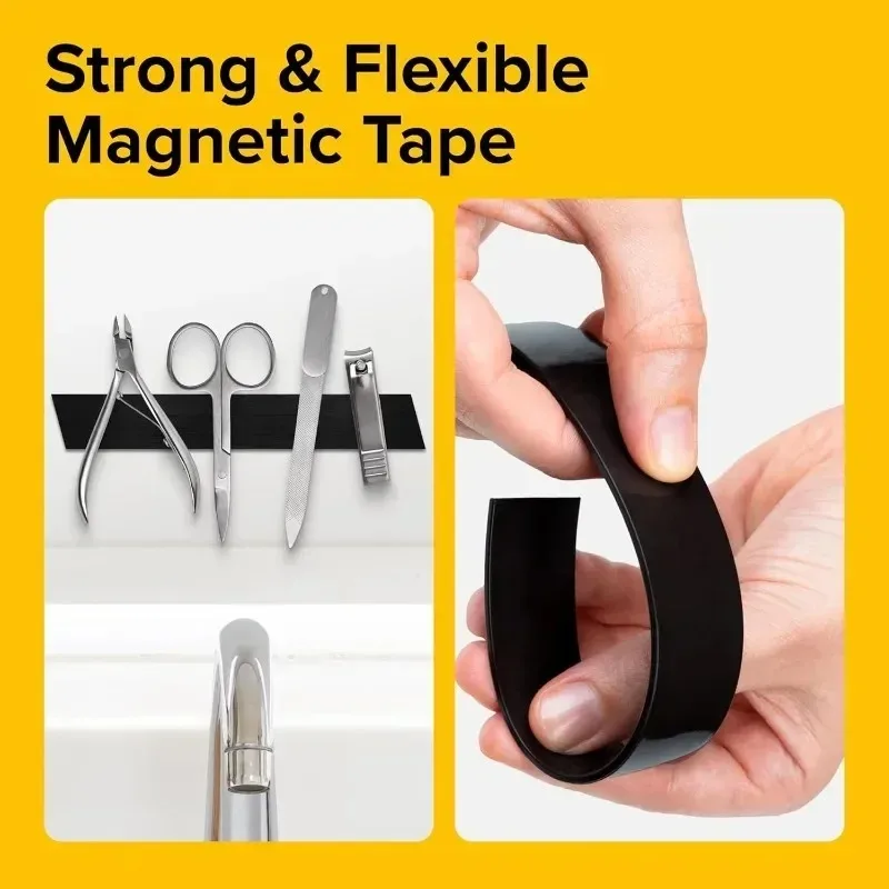 Magnetbandmagnete mit starker Klebebandrückseite, anisotroper, flexibler Magnetstreifen – Detail 10