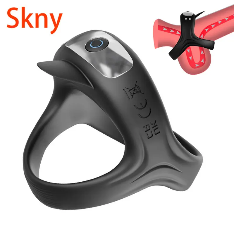 Leistungsstarker Penisring-Vibrator, Penisverzögerung, Ejakulation, Cockring für Männer, langer, härterer Penis-Massagegerät, Sexspielzeug für Erwachsene ab 18 Jahren 1