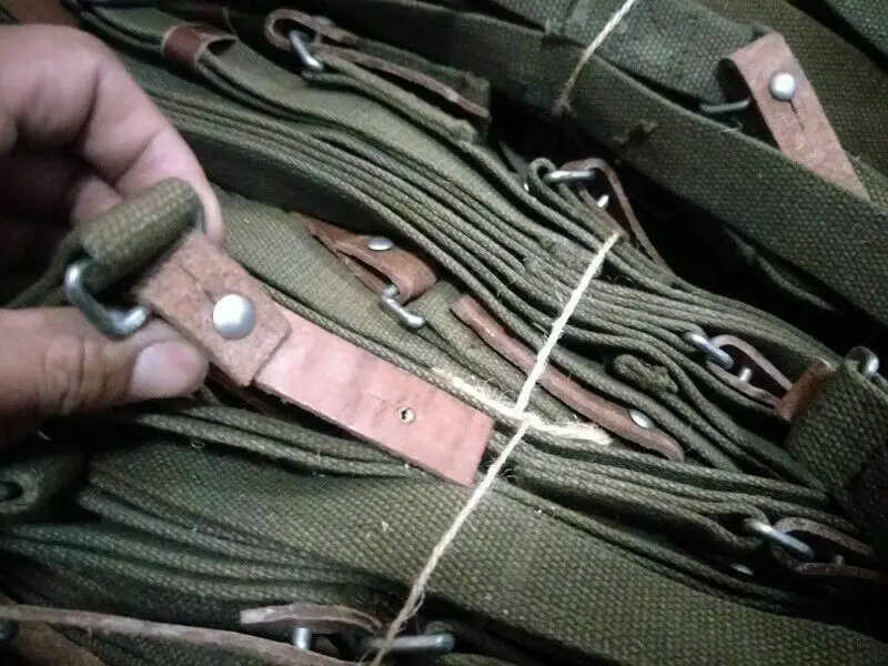 armyshop2008 VIETNAM WAR ORIGINAL SURPLUS CHINESE PLA TYPE 56AK CANVAS SKS SLING COLLECTIBLES OLD ORIGINAL Collection Military