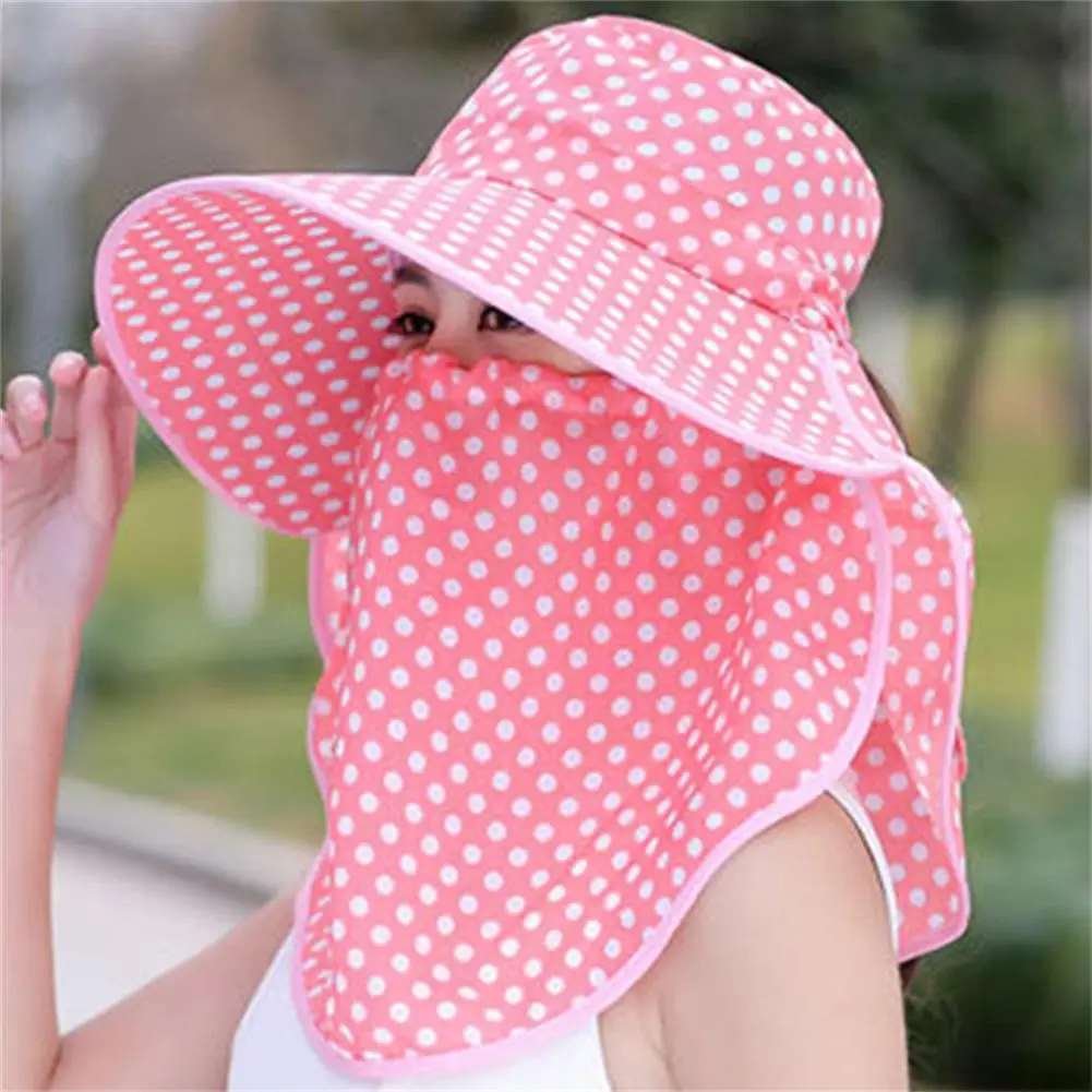 Women Fisherman's Hat Spring Summer Sunscreen Hat Big Brim Bucket Edge Anti-ultraviolet uv Sun For Outdoor Sport