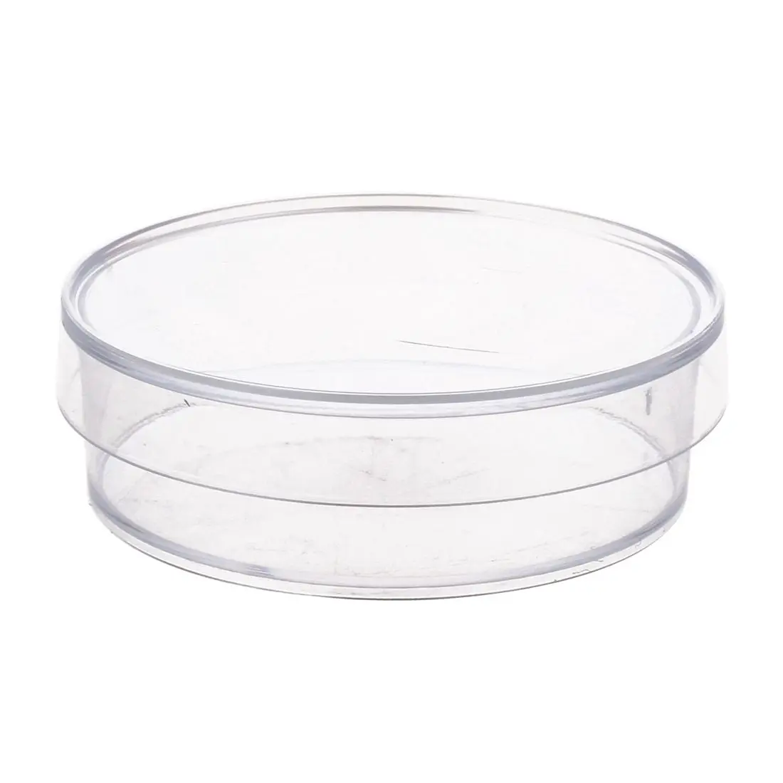 10 개 뚜껑이 있는 멸균 플라스틱 페트리 접시, LB 플레이트 효모 (투명 색상), 35mm x 10mm