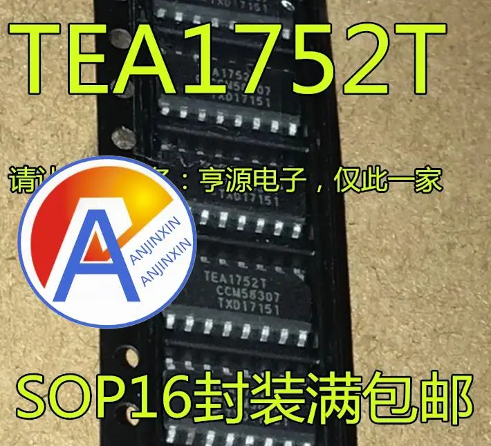 10pcs 100% 오리지널 새로운 TEA1752T TEA1752 SOP-16 LED 드라이버