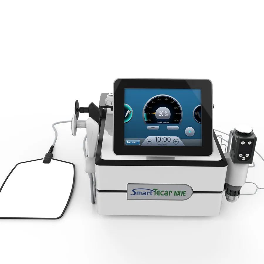 Smart Tecar Diathermy Therapy Wave/ Ems Combina La Macchina Per Fisioterapia 3 In 1 Ad Onde D'Urto