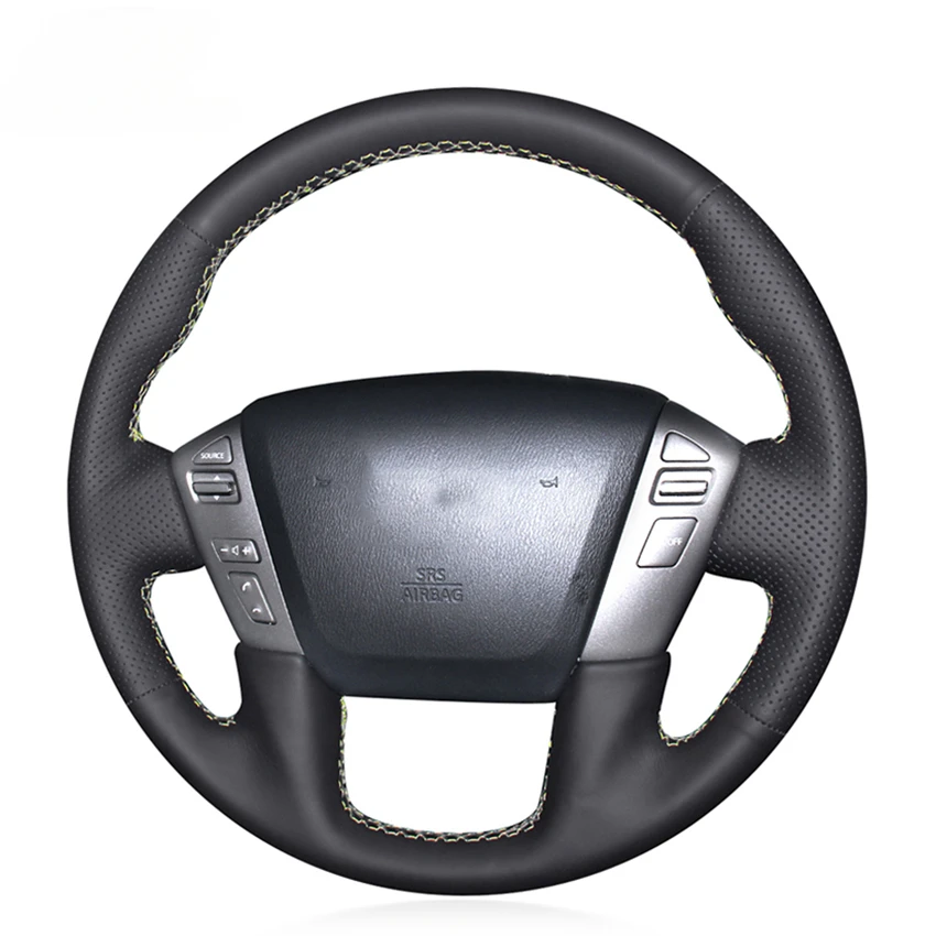 

Черный искусственная кожа, искусственная кожа, для Nissan патруль Armada NV грузовой NV пассажирский Титан Infiniti QX56 QX80 2011-2022