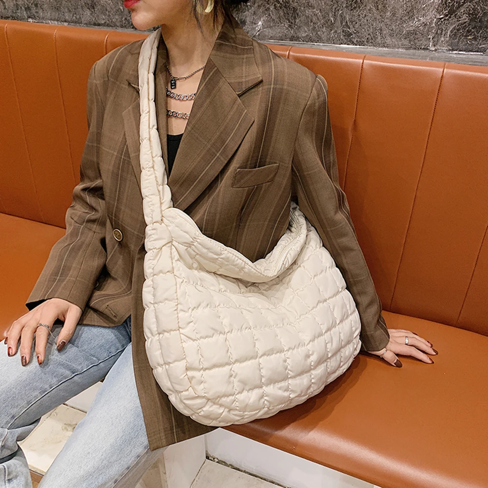 2023 New Women's Totes Bag Cloud Bag Pleated Underarm Bag Girl Shoulder Crossbody  Bags Women Small Tote Bag Quilted Cloud Bag - AliExpress